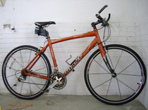 Unclaimed ridable bike for auction