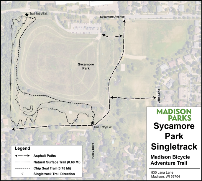 sycamore bike trail map