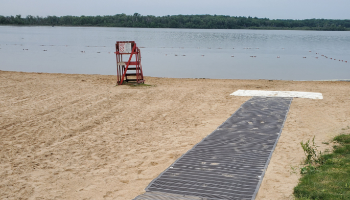 accessible beach mat