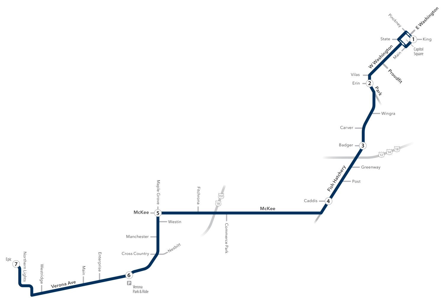 Route 75 map